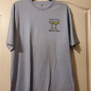 #338 NWT Paradise Shores Blue Men's T-shirt Med